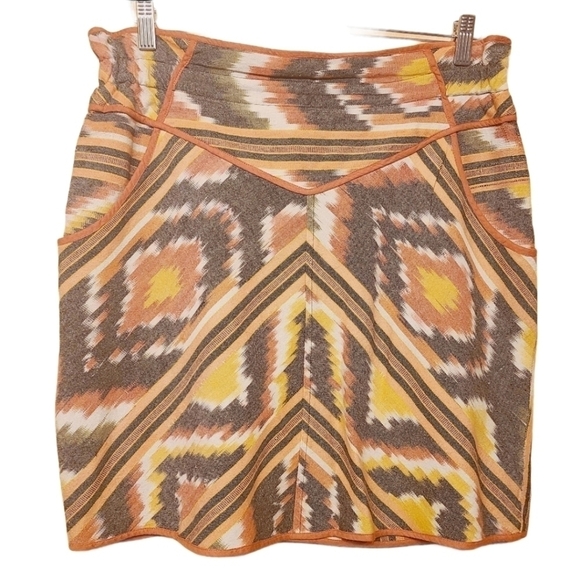 Urban Outfitters | Staring at Stars Aztec Print Pencil Skirt (Size 12) - Picture 1 of 14